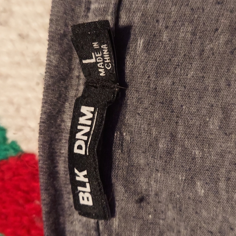 Ultra lux basics. Vintage wash soft Heather grey tee by blk dnm
